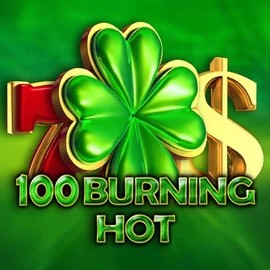 100 Burning Hot slot logo by Amusnet Interactive at Spinfin Casino