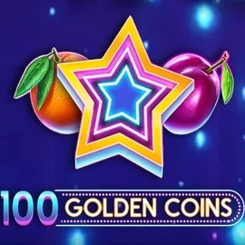 100 Golden Coins online game logo by Amusnet Interactive on spinfin.eu