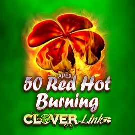 50 Red Hot Burning Clover Links game by Novomatic – logo hosted on Spinfin Casino