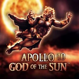 Apollo God of the Sun slot logo by Novomatic at Spinfin Casino
