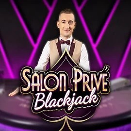 Blackjack Salon Privé slot icon by Ezugi, available at Spinfin Casino