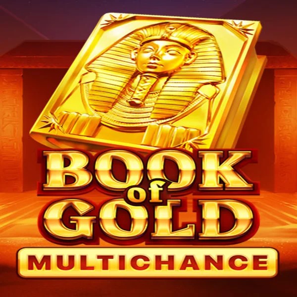 Official Slots logo: Book of Gold Multichance by Playson at Spinfin Casino