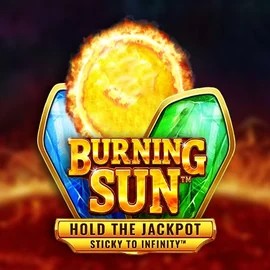 Burning Sun logo by Wazdan at Spinfin Casino