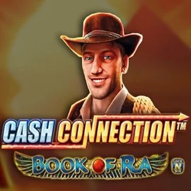 Cash Connection Book Of Ra slot logo by Novomatic at Spinfin Casino