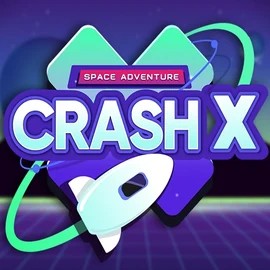 Crash X slot icon by Turbo Games, available at Spinfin Casino