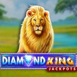 Diamond King Jackpots slot visual from SpinPlay Games available on spinfin.eu