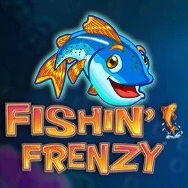 Fishin Frenzy logo – Slots by Blueprint Gaming at Spinfin Casino