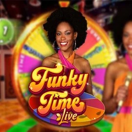 Live Casino logo of Funky Time from Evolution at Spinfin Casino