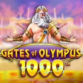 Gates of Olympus 1000 logo by Pragmatic Play Spinfin Casino