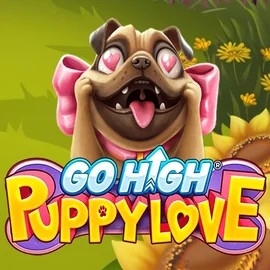 Go High Puppy Love logo by RubyPlay Spinfin Casino