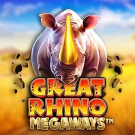 Great Rhino Megaways logo by Pragmatic Play Spinfin Casino