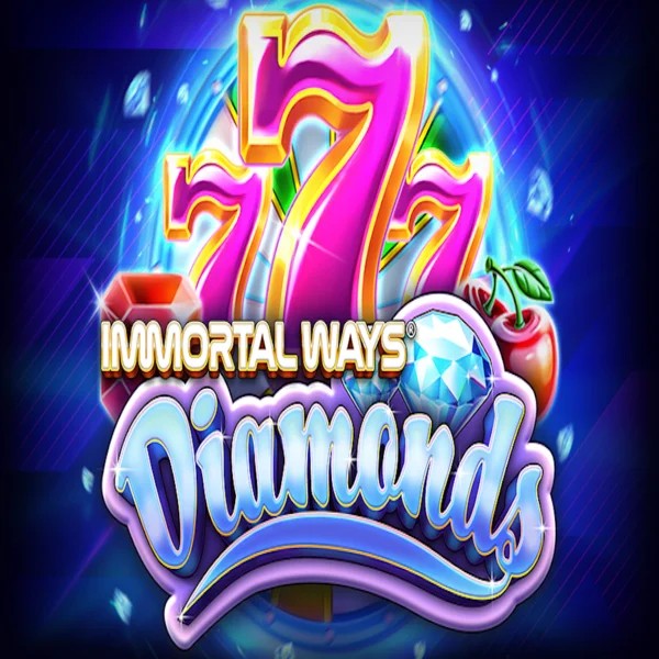 Immortal Ways Diamonds game by RubyPlay – logo hosted on Spinfin Casino
