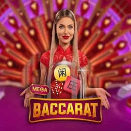 Enjoy Mega Baccarat by Pragmatic Play – logo hosted on spinfin.eu