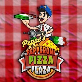 Peppe’s Pepperoni Pizza Plaza logo by Pragmatic Play at Spinfin Casino
