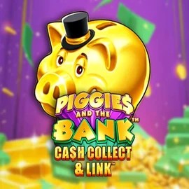 Piggies And The Bank Cash Collect &amp; Link by Origins, showcased at spinfin.eu – game logo