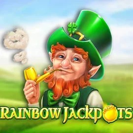 Rainbow Jackpots by Red Tiger Gaming, showcased at spinfin.eu – game logo