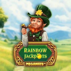 Jackpots logo of Rainbow Jackpots Megaways from Red Tiger Gaming at Spinfin Casino