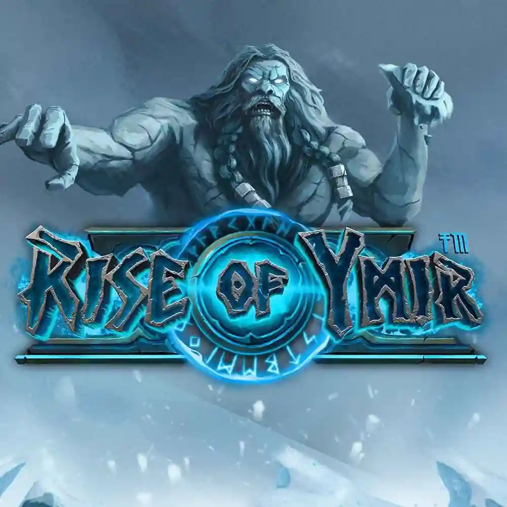 Rise of Ymir slot logo by Hacksaw Gaming at Spinfin Casino