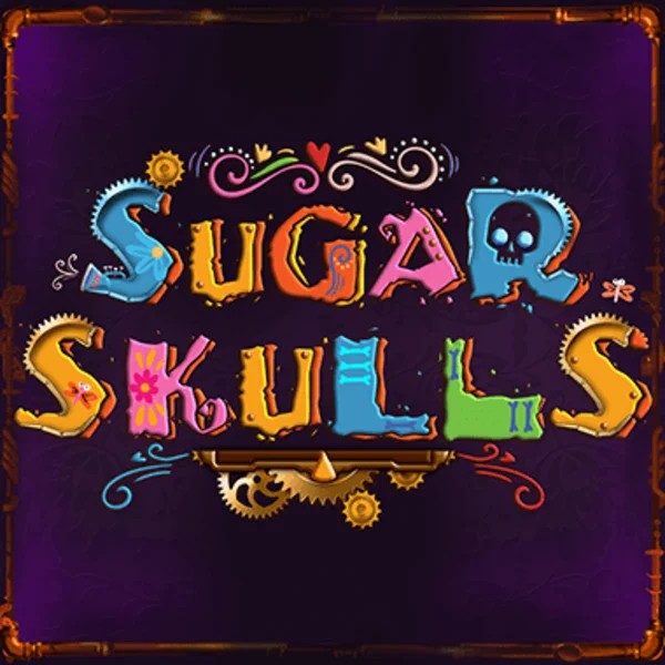Sugar Skulls slot visual from Booming Games available on spinfin.eu