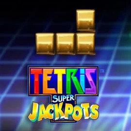 Tetris Super Jackpots casino game by WMS – featured logo at Spinfin Casino