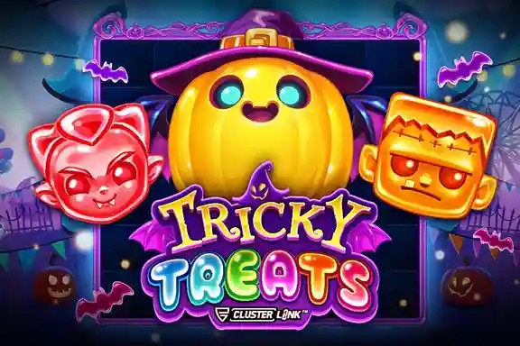 Tricky Treats casino game by Push Gaming – featured logo at Spinfin Casino