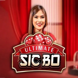 Ultimate Sic Bo online game logo by Ezugi on spinfin.eu